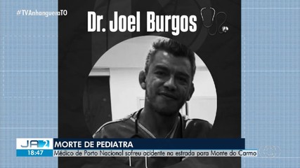 Médico pediatra de Porto Nacional morre em acidente de trânsito em Monte do Carmo