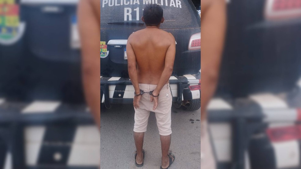 Homem preso por suspeita de estupro contra vulnerável em Ararendá, no Ceará — Foto: Reprodução