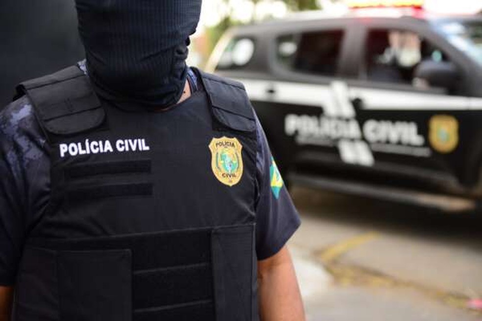Polícia Civil do Ceará prendeu três homens suspeitos de fraude a concurso público. — Foto: PCCE/Divulgação