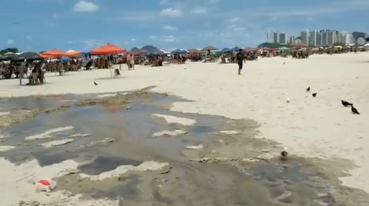 Prefeitura De Guarujá Multa Sabesp Por Vazamento De Esgoto Na Praia De Pitangueiras Santos E