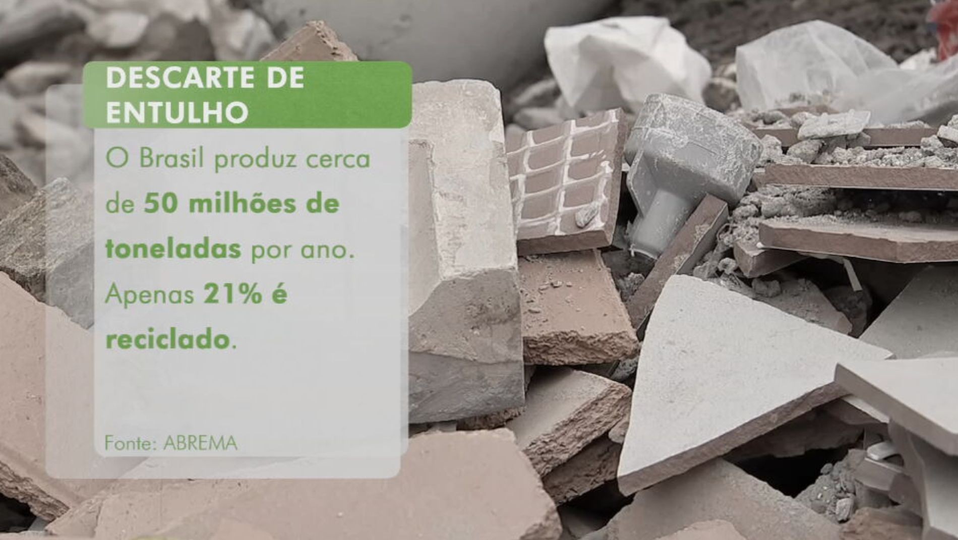 Tem Solução: reciclagem de resíduos da construção e certificações ambientais mostram caminhos para cidades mais sustentáveis 