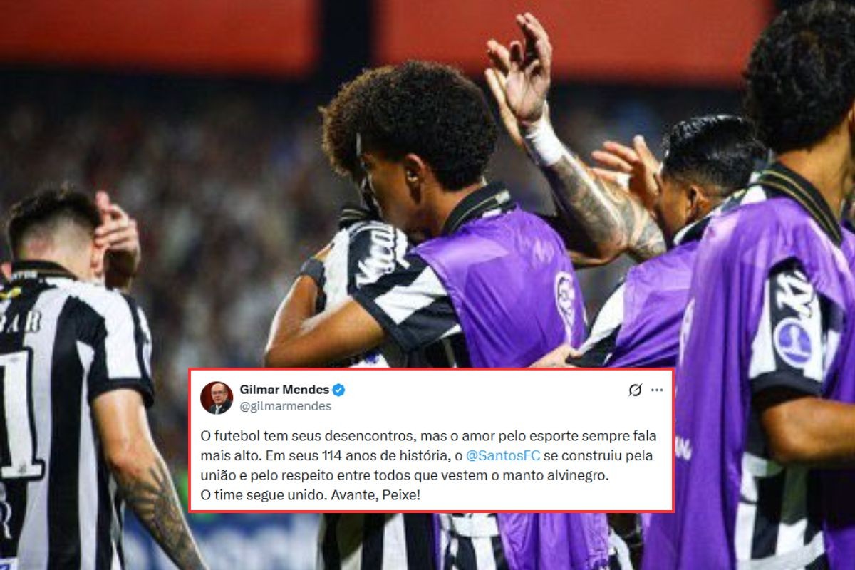 Ministro do STF, Gilmar Mendes comenta briga entre Neymar e Robinho Jr. no Santos: 'Time segue unido'