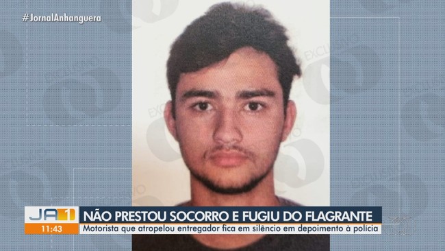 Motorista que atropelou entregador fica em silncio em depoimento  polcia