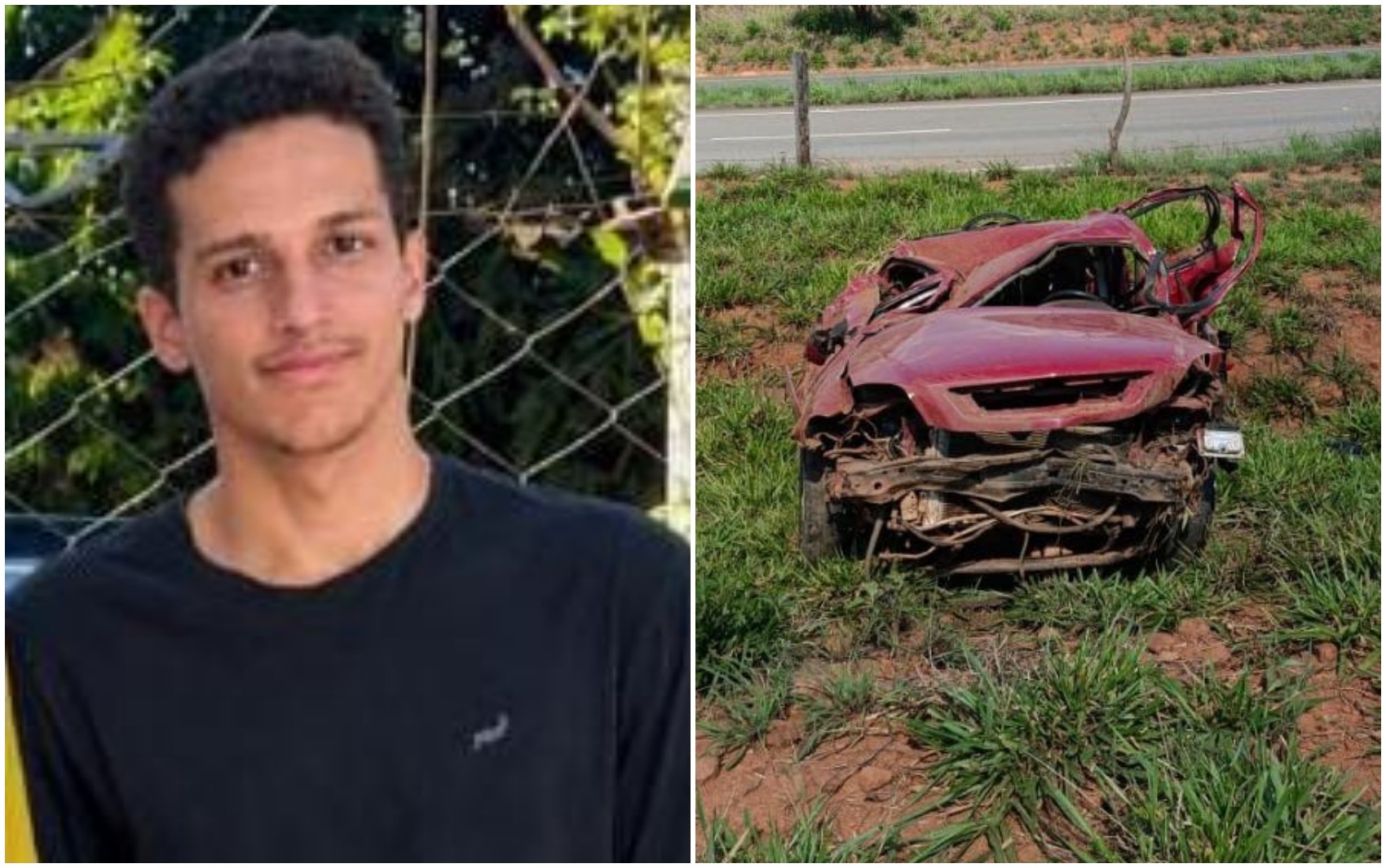 Estudante morre e amigo fica ferido após acidente na GO-080