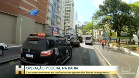 Dois suspeitos de participação na morte de policial federal são mortos em confrontos com forças de segurança na Bahia - Programa: Jornal Hoje 