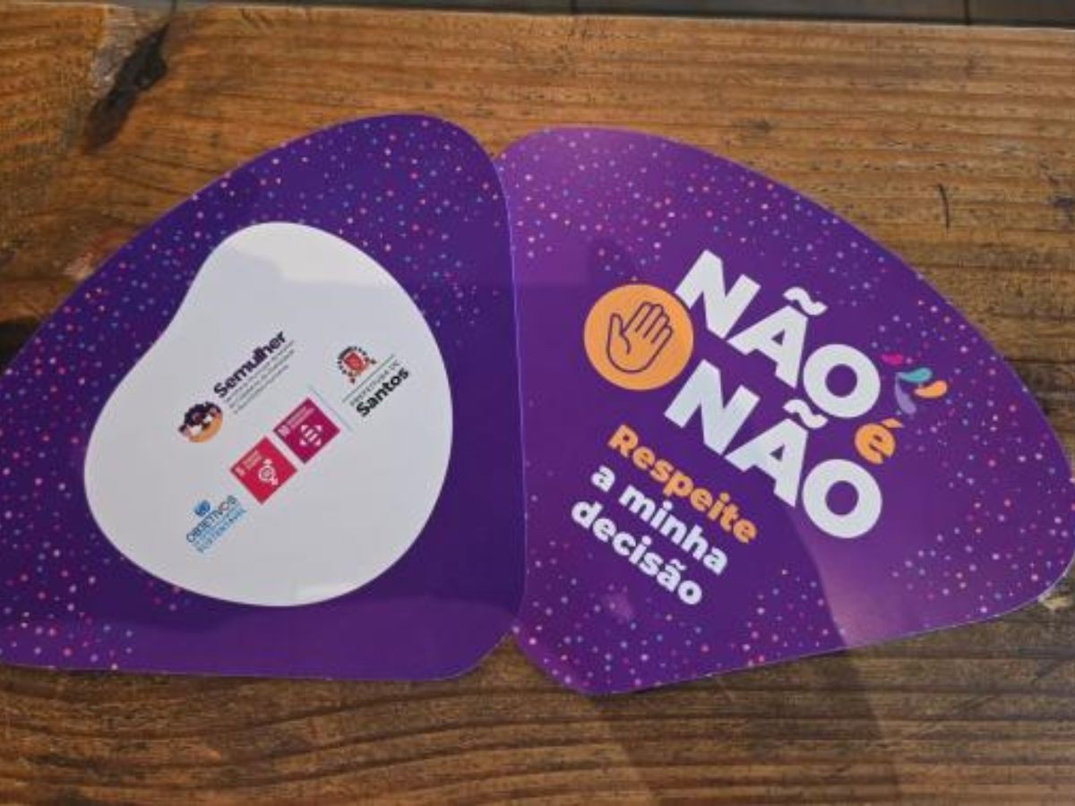 Não é Não: Carnaval de Santos terá campanha contra assédio e reforço na segurança