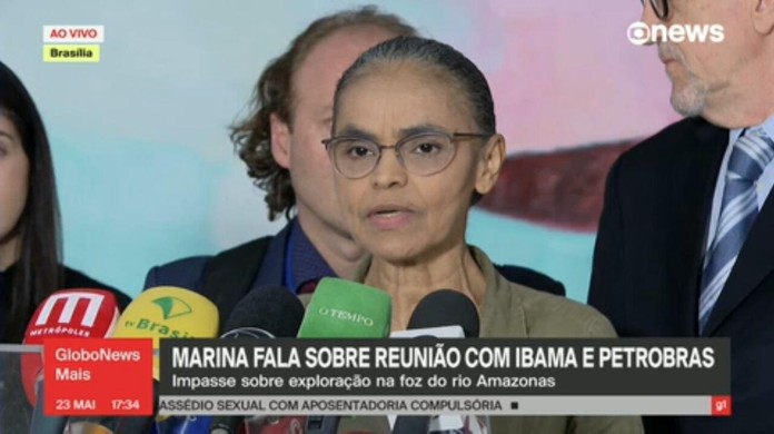 Negativa do Ibama à exploração de petróleo na foz do Amazonas foi técnica e deve  ser respeitada, diz Marina | Política | G1