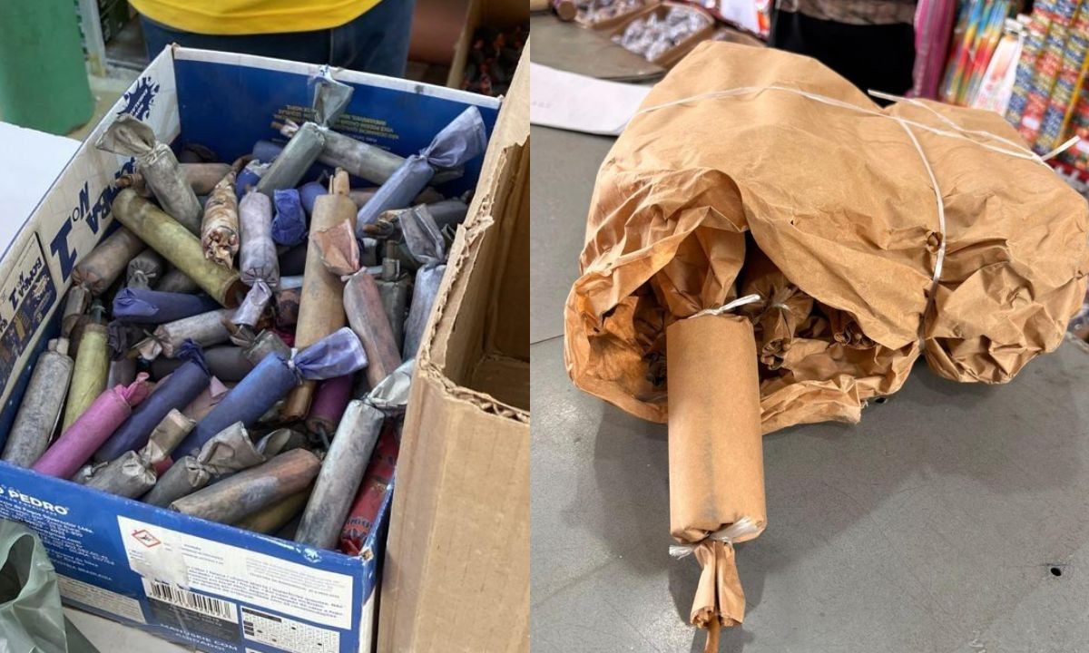 Cerca de 7 mil fogos de artifício são apreendidos durante operação policial em cinco cidades da Bahia