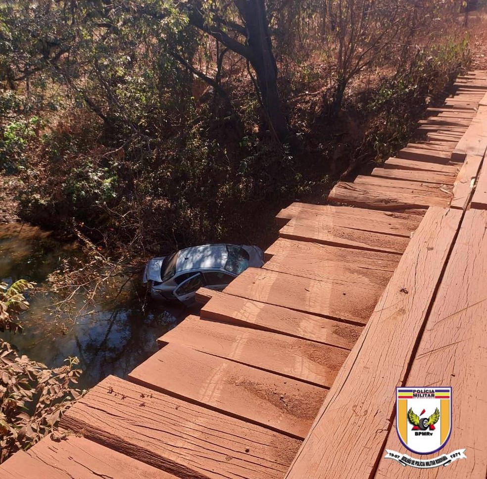 Ponte onde acidente ocorreu — Foto: Polícia Militar Rodoviária