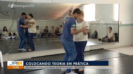Atividades extracurriculares ajudam crianças nas escolas de Palmas