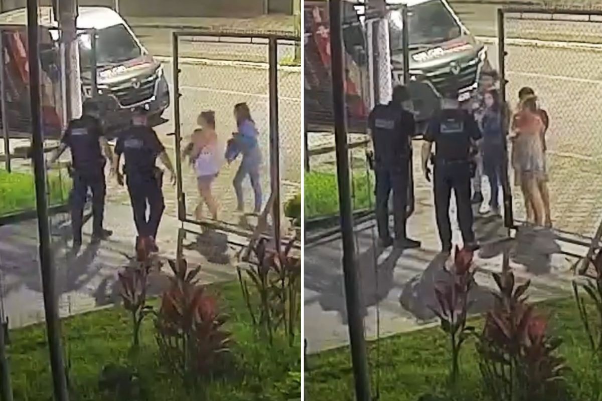 Bebê de 2 meses se engasga, é levado às pressas à Guarda Municipal e salvo por agentes no litoral de SP; VÍDEO