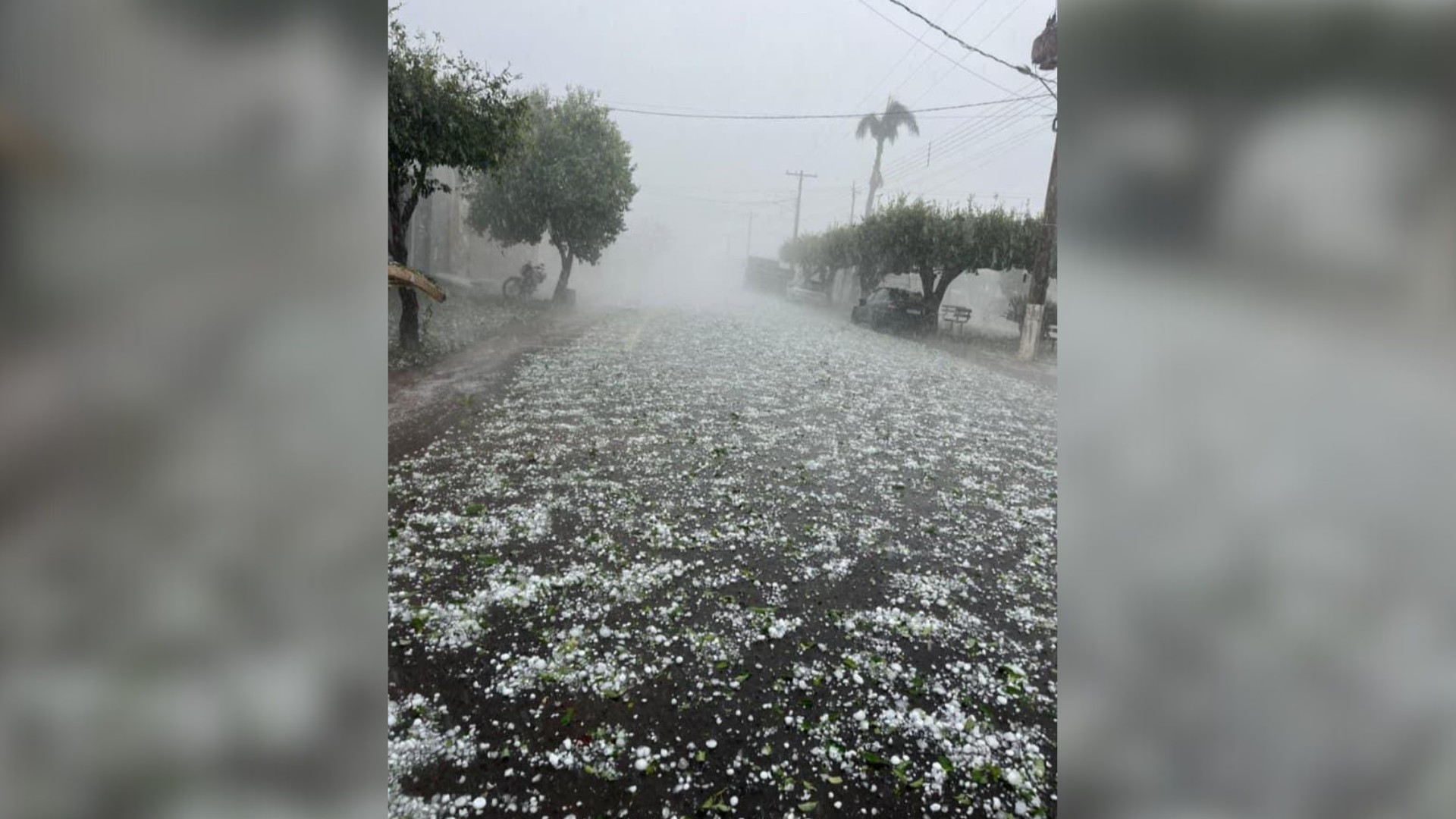 Chuva granizo Palmeira D'Oeste 