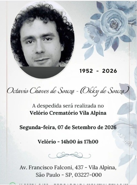 Morre Okky de Souza, jornalista que foi escolhido por Roberto Carlos para escrever biografia nunca publicada