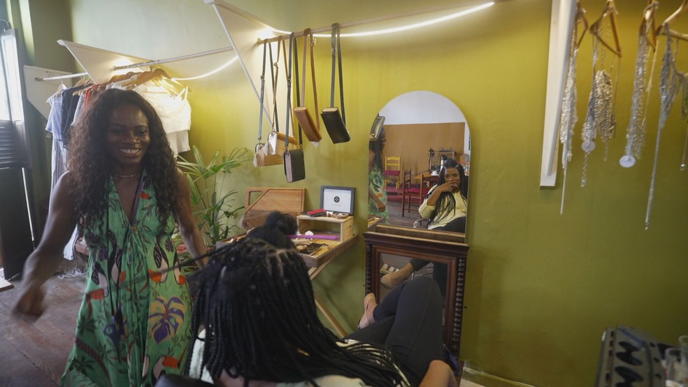 Ateliê Bonifácio, na Rua do Senado — Foto: Reprodução/RJ1