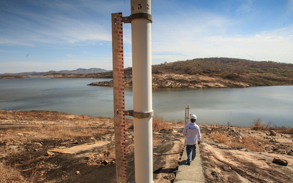Lago da Serra da Mesa, em Goiás — Foto: Diomício Gomes