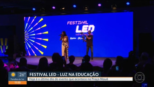 Festival LED entra no 2º dia na Praça Mauá - Programa: RJ1 