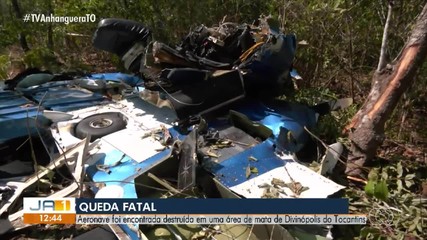 Queda de aeronave deixa dois mortos no Tocantins