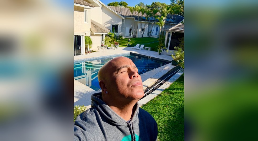 Casa de Rick em Itu (SP) tem piscina e é repleta de áreas verdes — Foto: Instagram/Reprodução