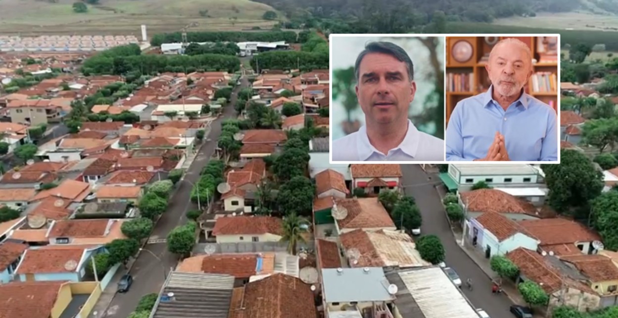 Flávio Bolsonaro e Lula empatam em número de votos em cidade do interior de SP