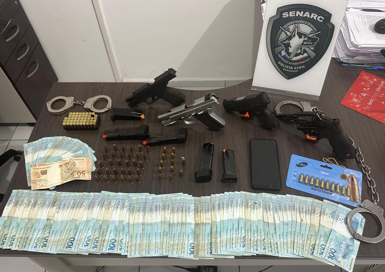 PM da reserva é preso por posse ilegal de armas de fogo em São Luís