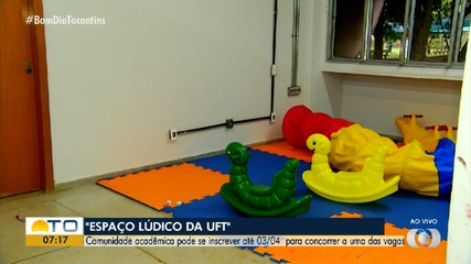 Comunidade acadêmica da UFT pode inscrever crianças em espaço lúdico