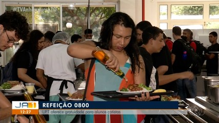 Alunos cotistas da UFT terão gratuidade na refeição do restaurante universitário