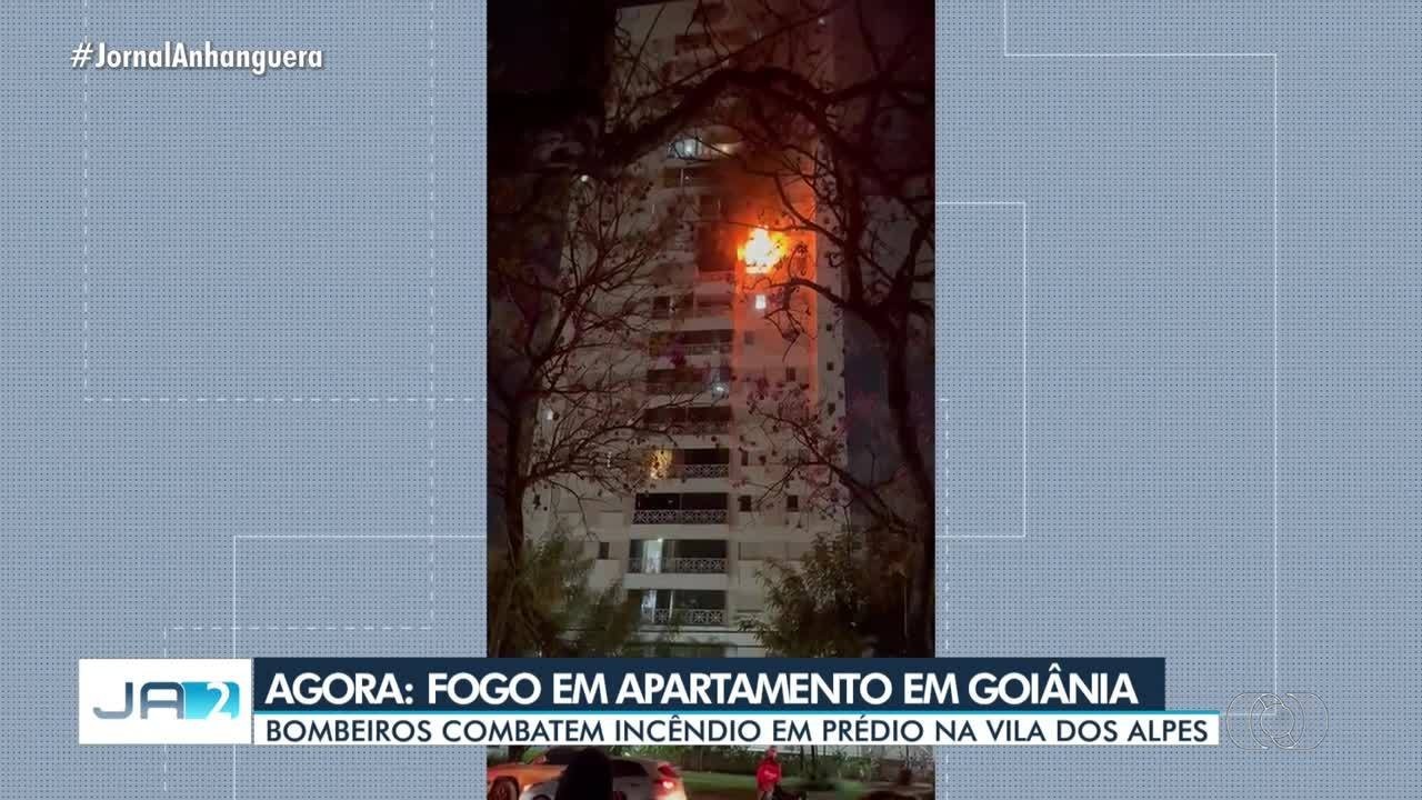 Incêndio atinge apartamento em Goiânia
