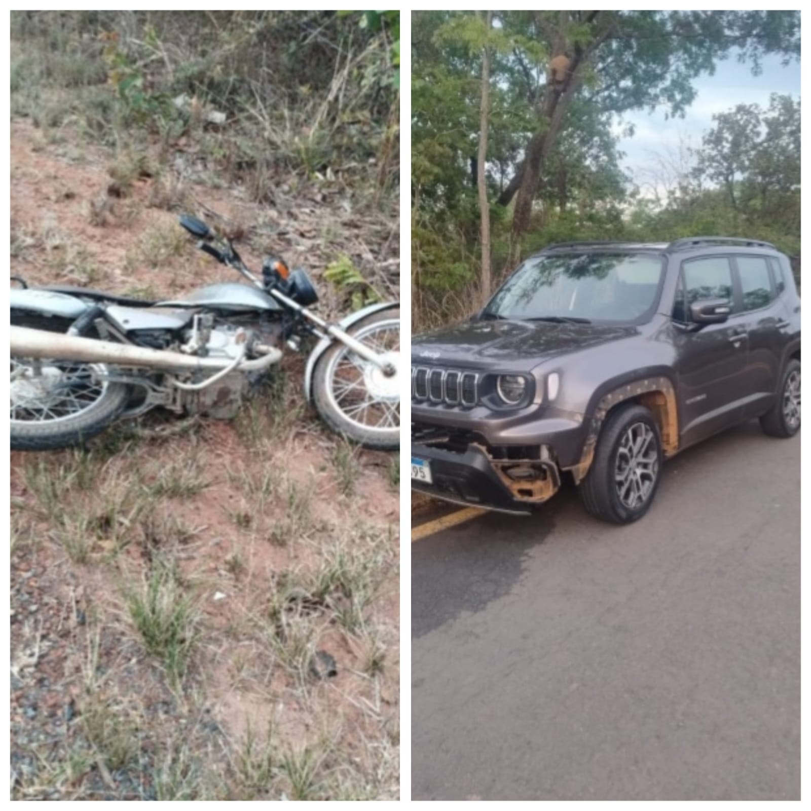 Motociclista morre após perder o controle, ser arrastado e bater de frente com carro na LMG-611