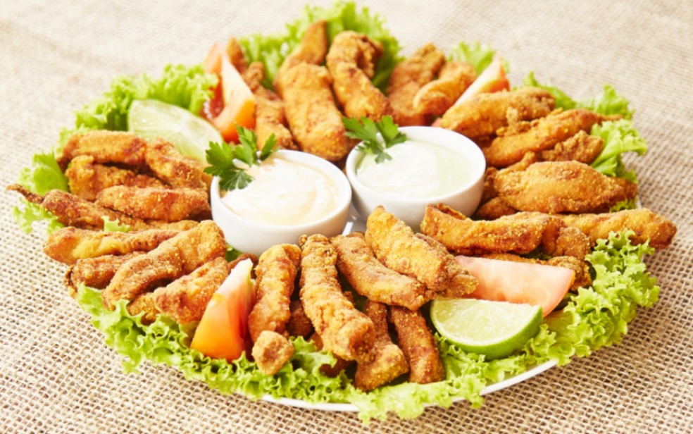Tiras De Frango Para Almoco Tiras De Frango à Mexicana