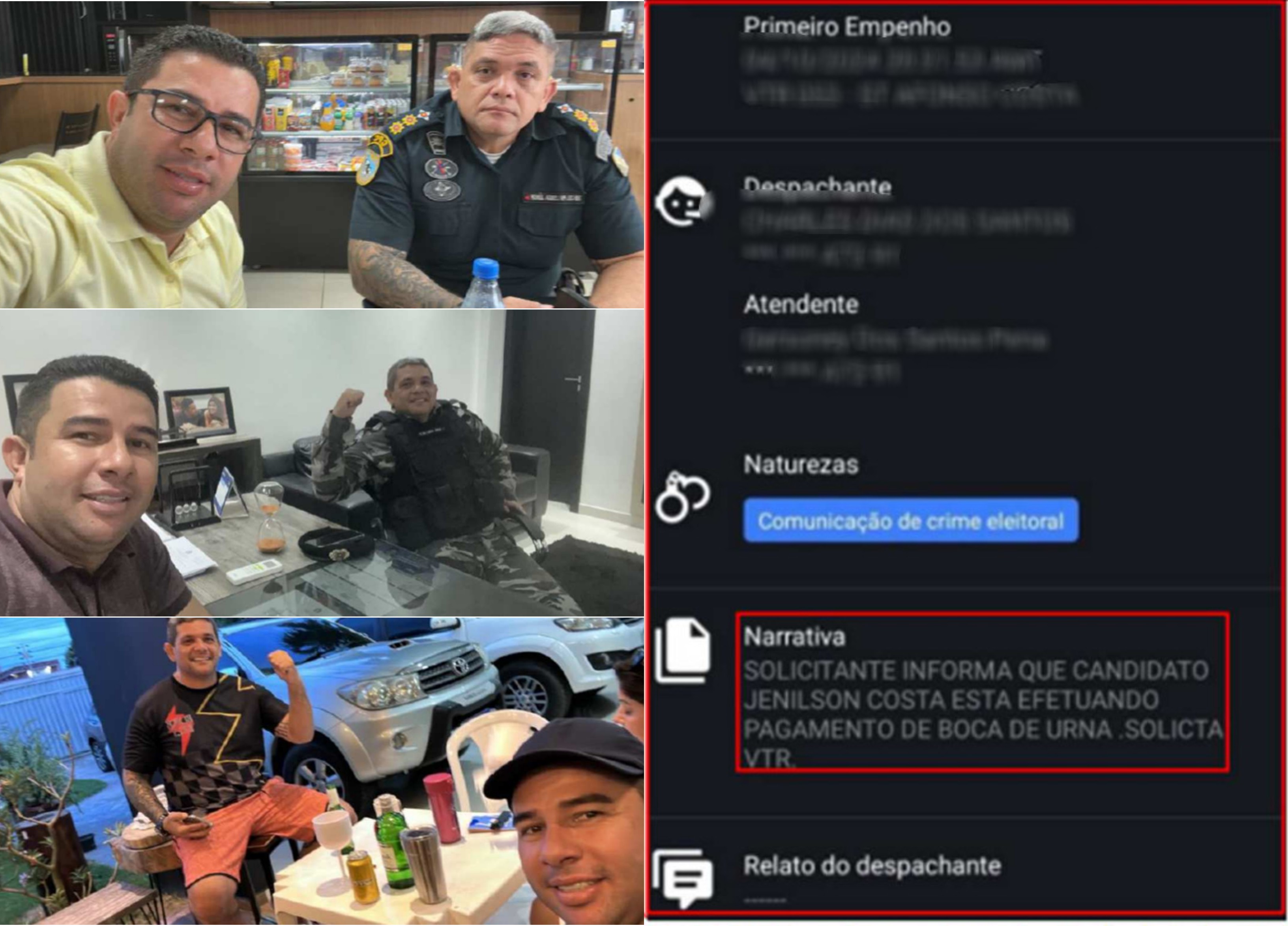 Vereador cassado teve acesso a denúncias sigilosas repassadas por coronel da PM sobre compra de votos, cita inquérito