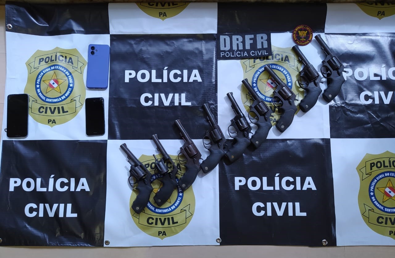Bandidos invadem empresa de segurança privada e roubam 30 armas de fogo em Belém