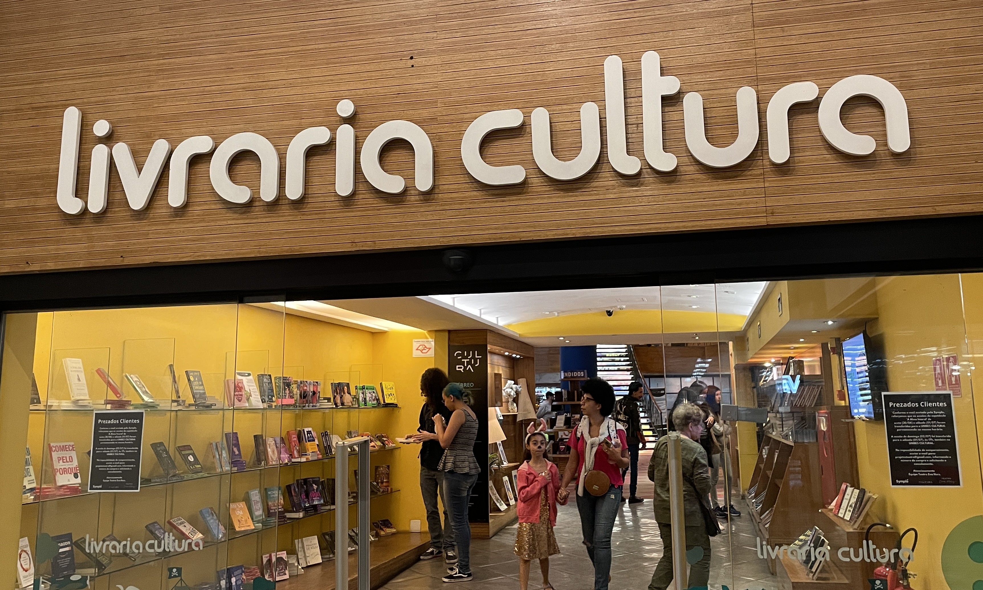 Livraria Cultura, na Avenida Paulista, fecha as portas mais uma vez após decisão judicial