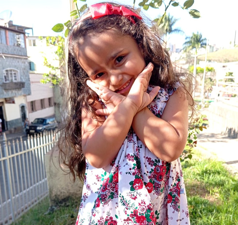 Lívia Condé, de 5 anos — Foto: Arquivo pessoal