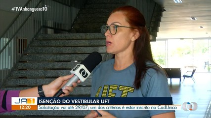 Solicitação para isenção da taxa de inscrição do vestibular da UFT vai até dia 29 de julho