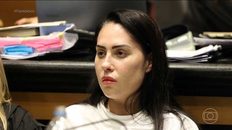 Monique Medeiros, mãe de Henry Borel, foi condenada por omissão e homicídio culposo, mas recebeu perdão judicial — Foto: Reprodução/TV Globo