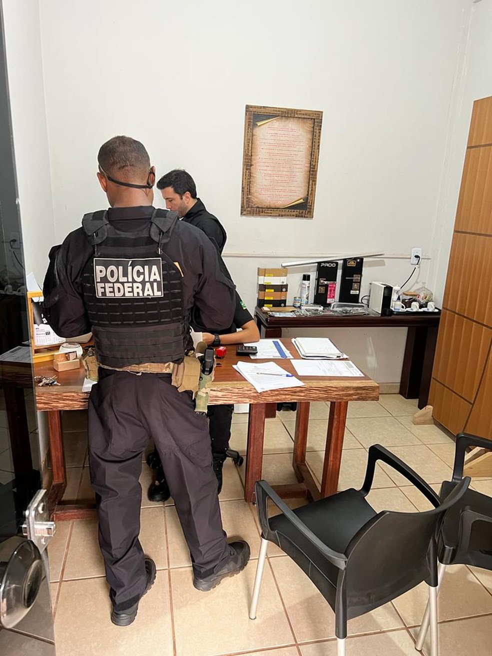 PF investiga fraudes bancárias em Palmas — Foto: Reprodução/Polícia Federal do Tocantins