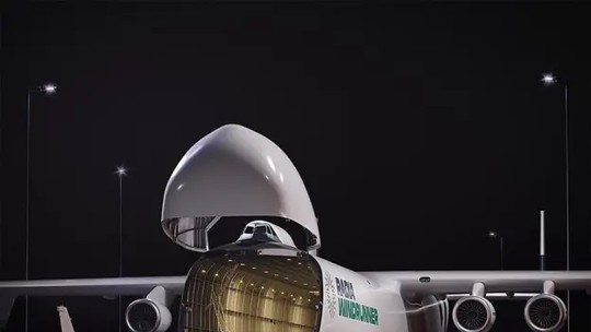 A empresa que quer construir o maior avião do mundo - O WindRunner é o ambicioso projeto de uma empresa que nunca construiu um avião.
