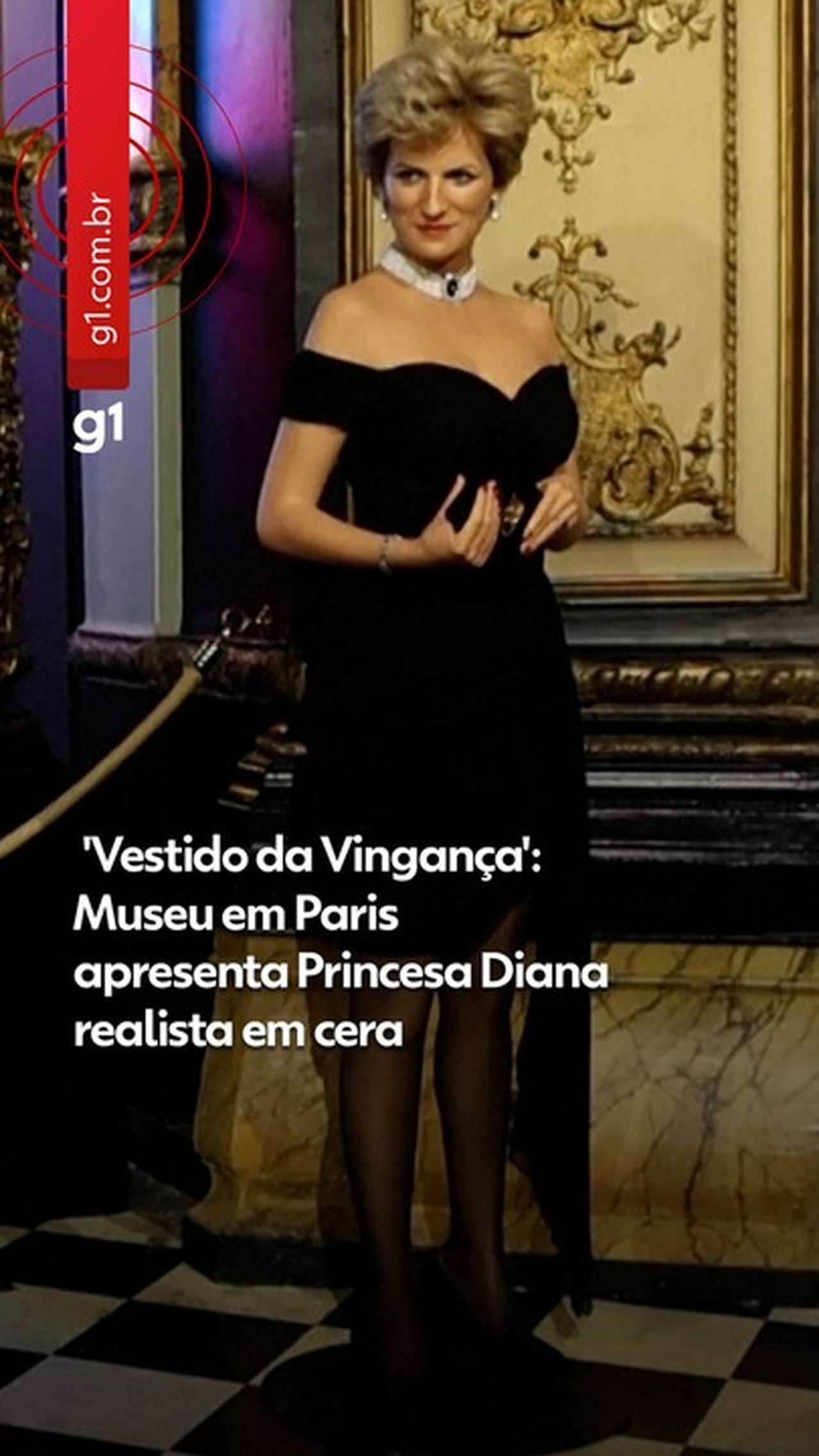 A história do 'vestido da vingança', usado pela princesa Diana após confissão de traição do rei Charles 3°, que agora vai a leilão