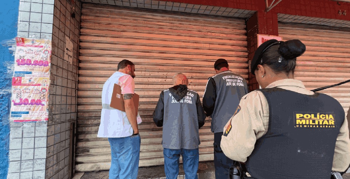 Bar é fechado no Centro de Juiz de Fora; interdição é a 2ª em dois dias  