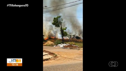 Incêndios aumentam durante o período de seca no Tocantins
