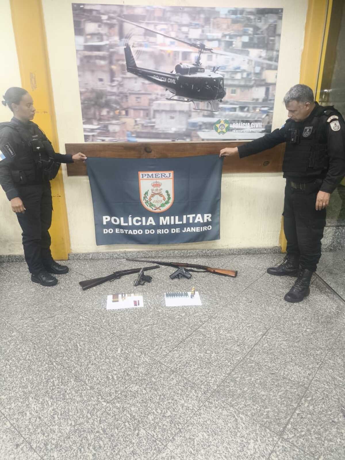 Homem é preso por disparo e posse ilegal de armas de fogo em Barra do Piraí