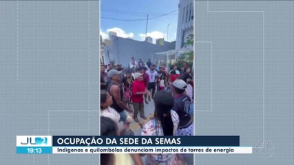 Indígenas e quilombolas denunciam impactos de torres de energia em protestos na capital