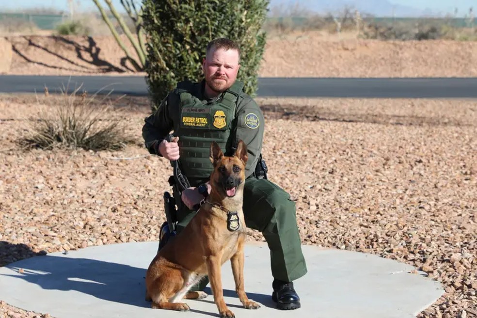 O agente da patrulha de fronteira dos EUA, David Maland, em foto de arquivo sem data, foi morto em uma troca de tiros com membros do Zizians — Foto: US Department of Homeland Security