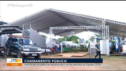 Cadastro para vendedores ambulantes na exposição agropecuária de Araguaína está aberto