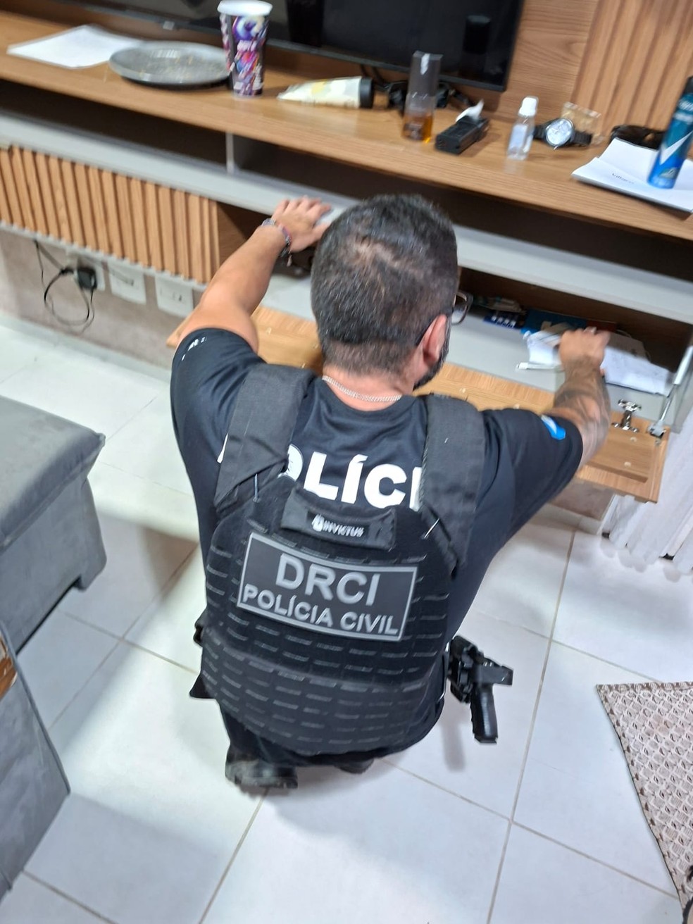 O contador, apontado como chefe do esquema, criava CNPJs para aberturas de sites para aplicação de golpes — Foto: Reprodução