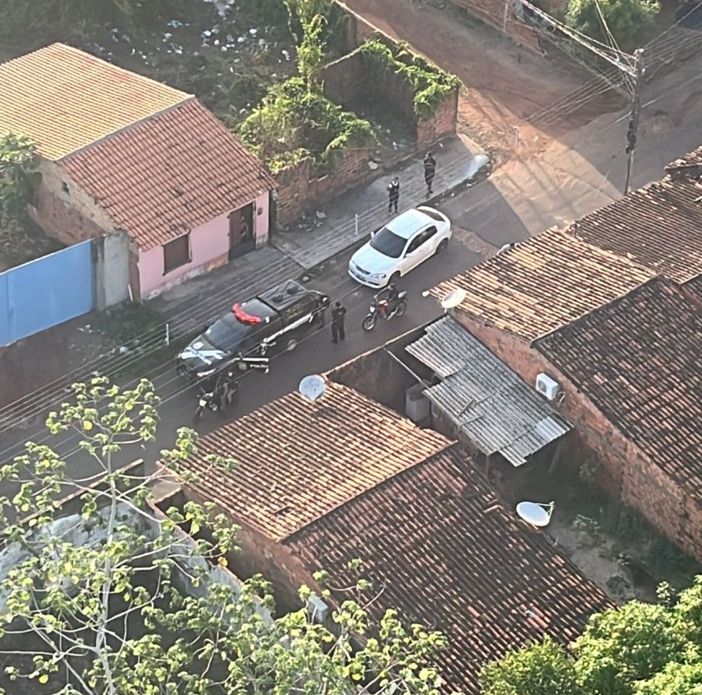 Três homens foram presos em flagrante, na manhã desta sexta-feira (8), suspeitos de planejar a morte do delegado Renilton Ferreira, em Miranda do Norte, a 139 km de São Luís. — Foto: Divulgação/Polícia Civil do Maranhão