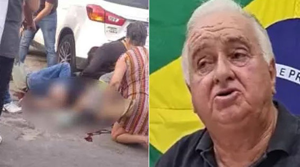 Ex-vereador Jerominho é baleado no Rio — Foto: Reprodução