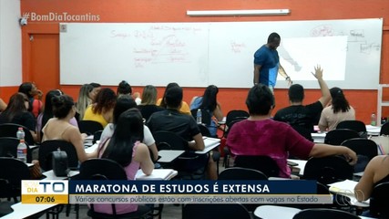 Estudantes se preparam para os vários concursos que serão feitos no Tocantins