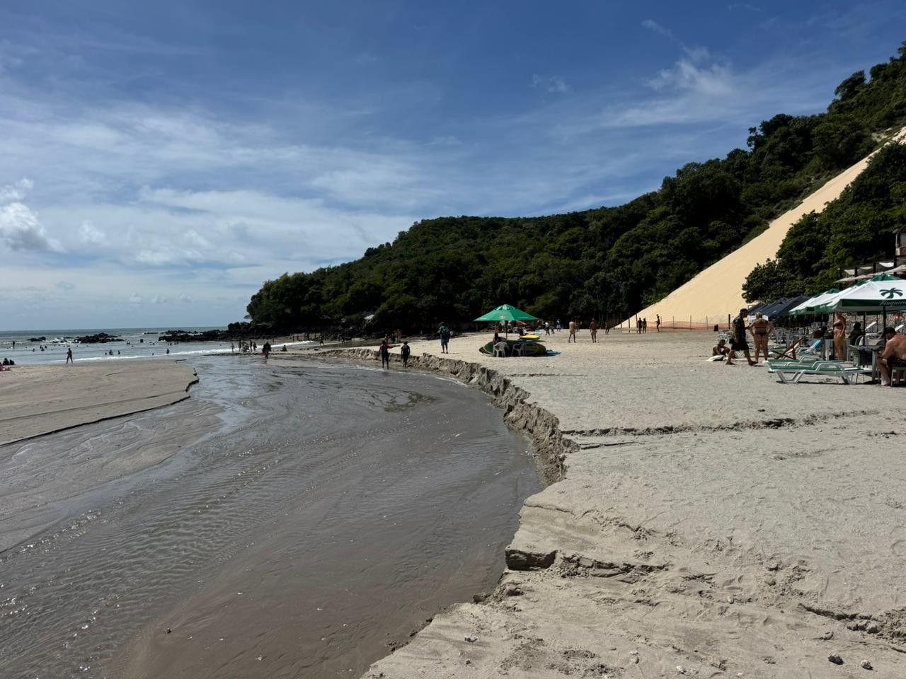 Relatório aponta perda de quase 40% da faixa de areia da engorda de Ponta Negra