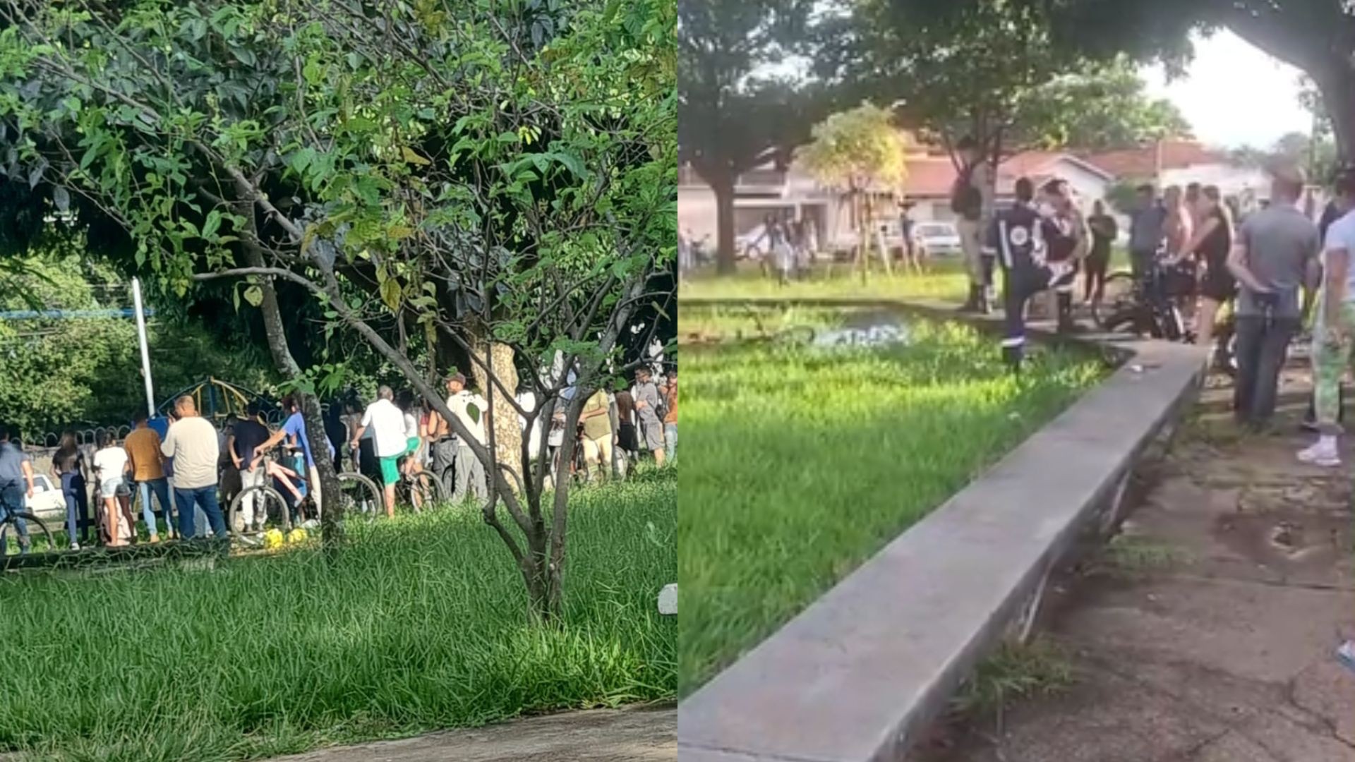 Jovem é baleado enquanto andava de bicicleta, tenta fugir e morre em praça de Araguari